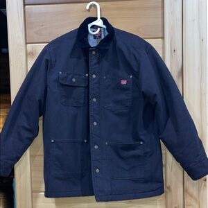 Vintage Wrangler Black Workwear Military Jacket